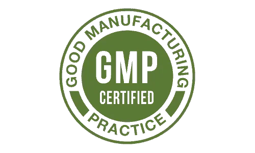 GMP Certified seal for Alpha Tonic, affirming adherence to stringent quality and safety standards